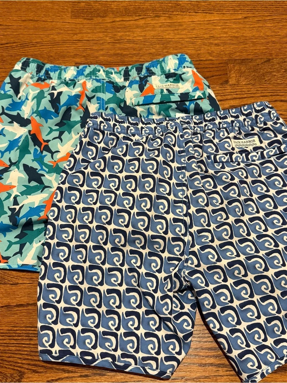 LIKE NEW! Fair Harbor Boys' Swim Trunks (set of 2) - Size L